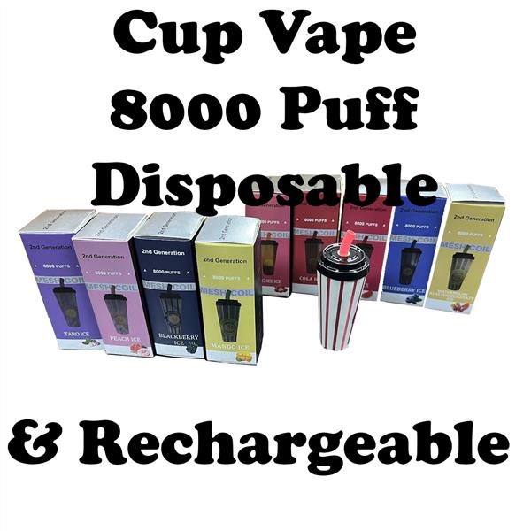 SB Cup Vape 8000 Puff Disposable