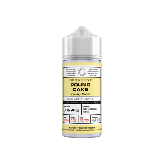 Glas Vapor Basix Series - Pound Cake - 100ml