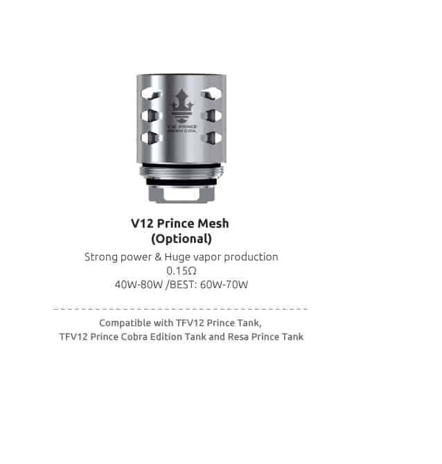 SMOK TFV12 PRINCE Replacement Coil 3pcs