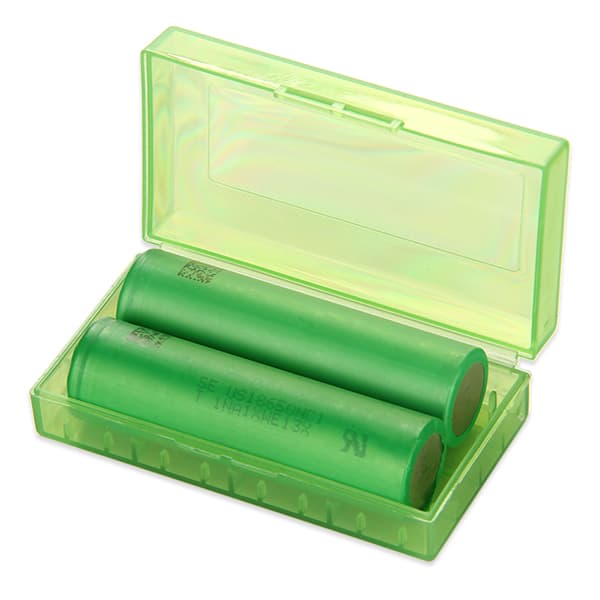 Plastic Storage Case for 18650 Battery