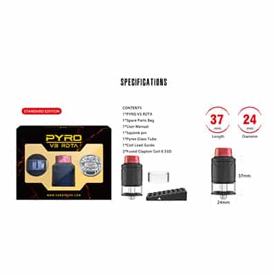 Vandy Vape Pyro V3 RDTA Atomizer 2ml