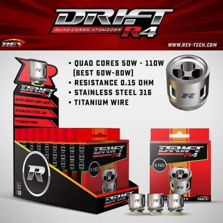 REV Drift Replacement Coil 3pcs