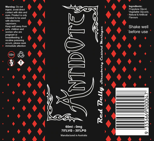 Antidote Industries - Red Belly - 120ml