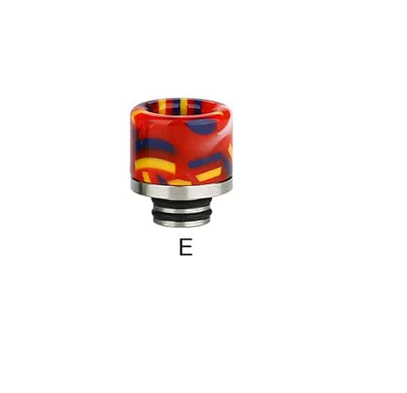 Resin National Flag Curved 510 Drip Tip