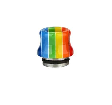 Resin National Flag Curved 810 Drip Tip