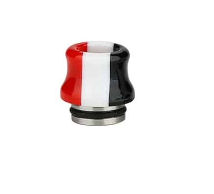 Resin National Flag Curved 810 Drip Tip