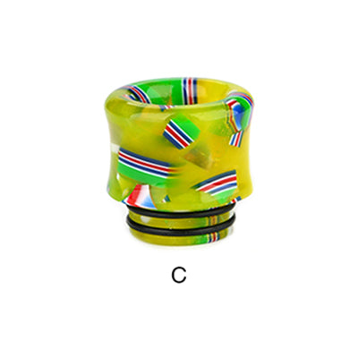 Resin National Flag Curved 810 Drip Tip 0328