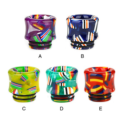 Resin National Flag Curved 810 Drip Tip 0328