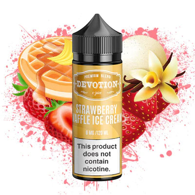 Devotion - Strawberry Waffle Ice Cream - 120ml