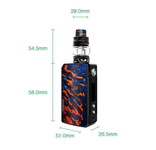 VOOPOO Drag 2 177W TC Kit with UFORCE T2