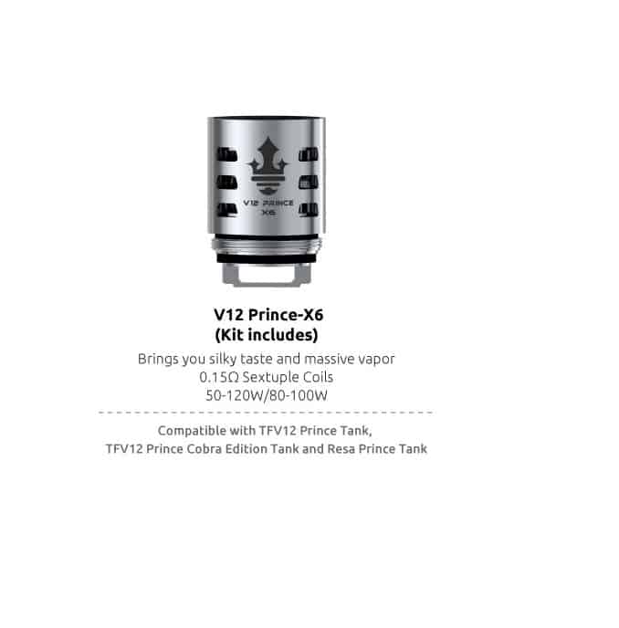 SMOK TFV12 PRINCE Replacement Coil 3pcs