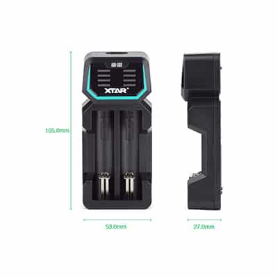 Xtar D2 2-slot Quick Charger