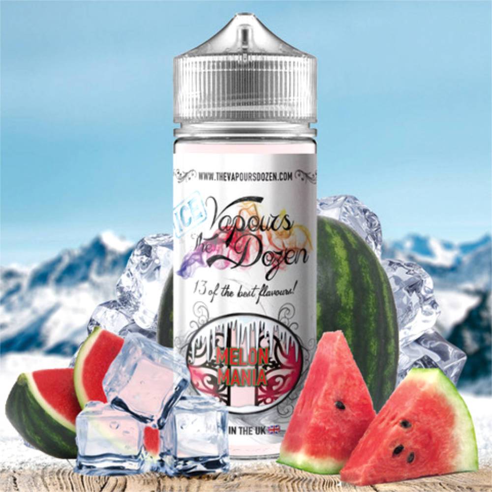 Melon Mania Ice – The Vapours Dozen 120ml