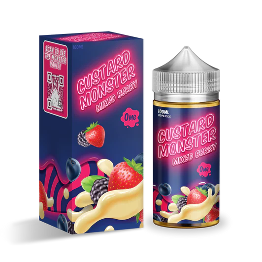 Custard Monster - Mixed Berry Custard - 100ml