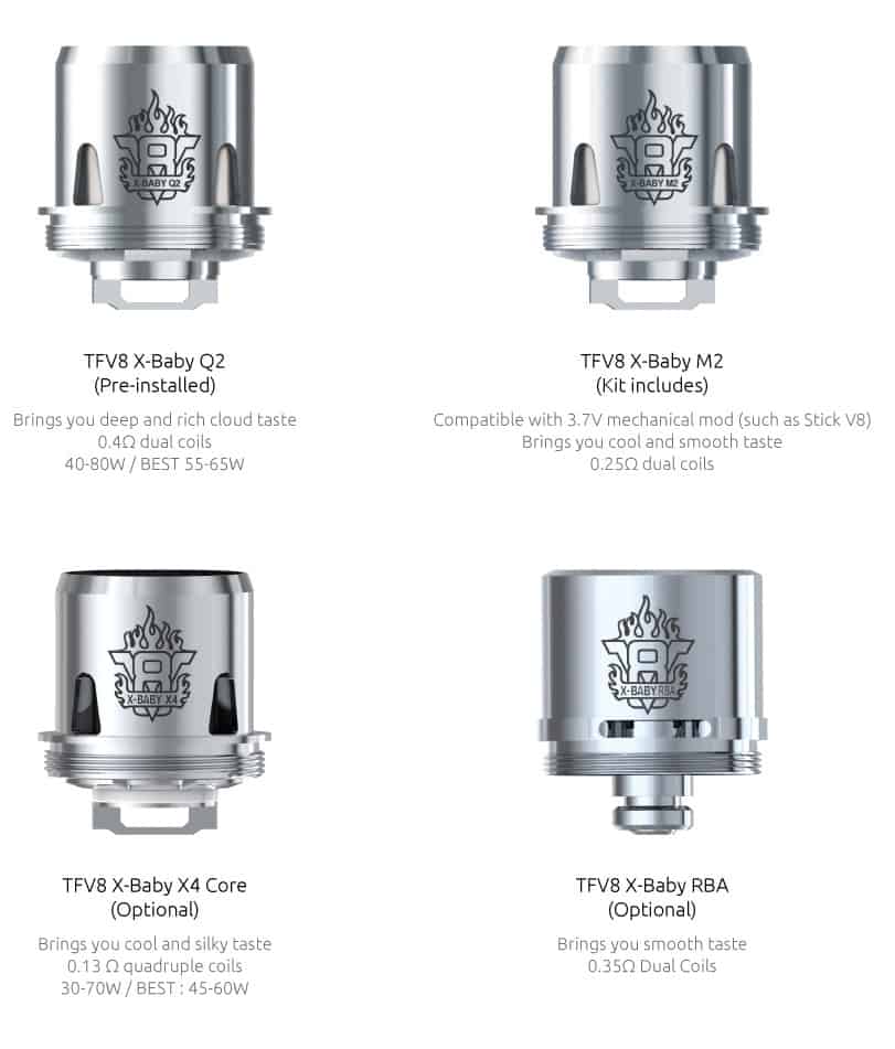 SMOK TFV8 X-Baby Coil 3pcs